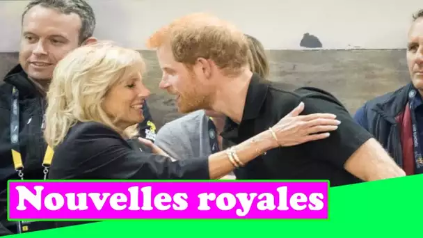 Le prince Harry "désolé" de manquer son amie Jill Biden lors d'une visite au Royaume-Uni, selon un e