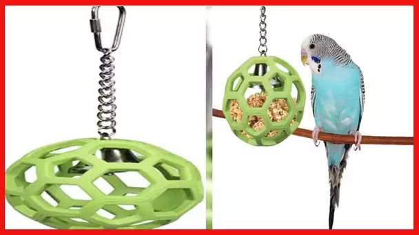 JW Pet Company Activitoys Hol-ee Roller Parrot Toy, 4 Inch Diameter (Colors Vary )