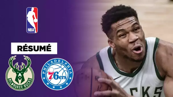 Résuma NBA VF : Avec un grand Giannis, les Bucks s'offrent encore Philly !