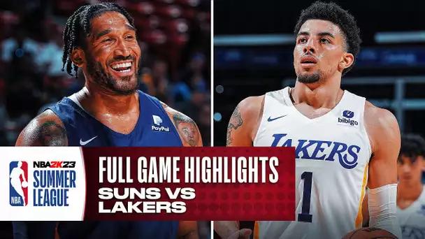 SUNS vs LAKERS | NBA SUMMER LEAGUE | FULL GAME HIGHLIGHTS
