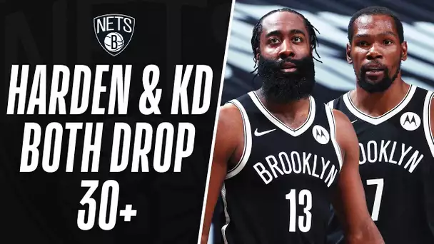 KD & Harden Combine For 42 Of Their 64 In The 2nd Half To Power The Nets 🔥