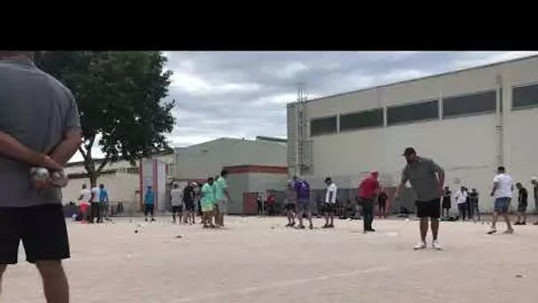 La Marseillaise à pétanque 2021 - 1er tour : meilleurs points de la partie de Cortès-Lacroix-Bacchin