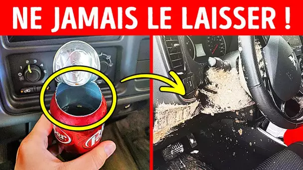 Ne jamais laisser une bouteille d'eau dans une voiture + Autres conseils de sécurité