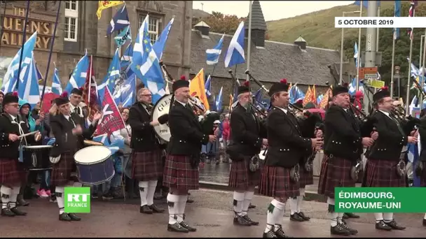 Edimbourg : une manifestation pour l’indépendance de l’Écosse