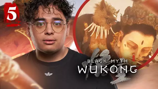 PREMIER VRAI OBSTACLE AVEC LE BOSS ROI DU VENT JAUNE SUR BLACK MYTH : WUKONG #5