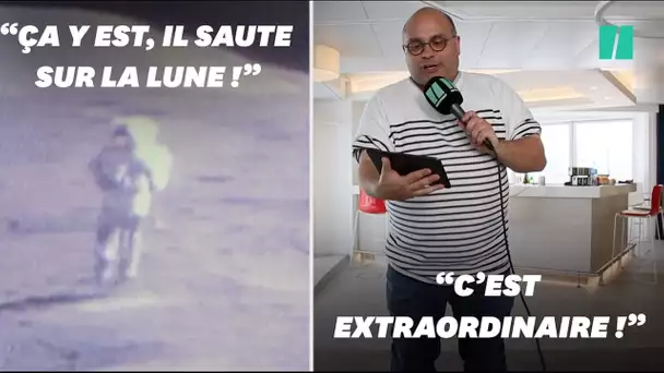 Yoann Riou commente le premier pas sur la Lune de Neil Armstrong