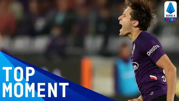 Chiesa curls a shot past Audero! | Fiorentina 2-1 Sampdoria | Top Moment | Serie A