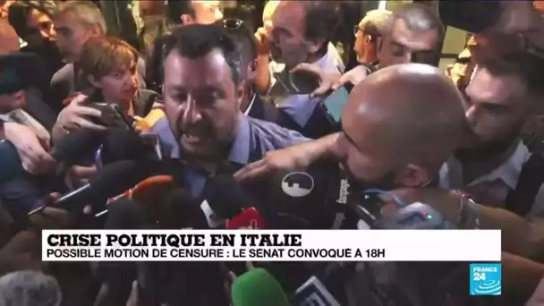 Crise politique en Italie : Matteo Renzi appelle à un front anti-Salvini