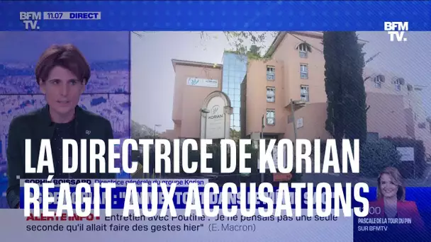 Sophie Boissard, directrice des Ephad Korian réagit aux accusations de maltraitance