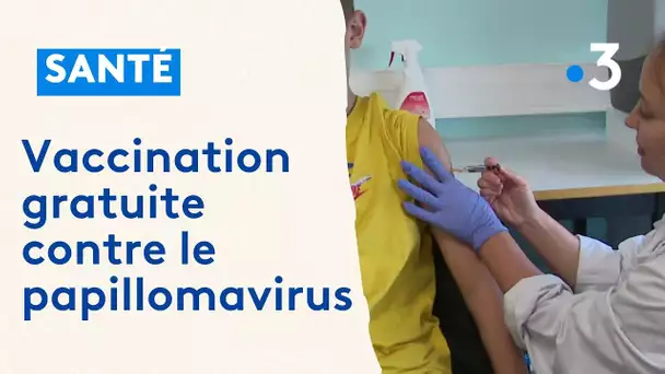 Vaccination gratuite contre le papillomavirus