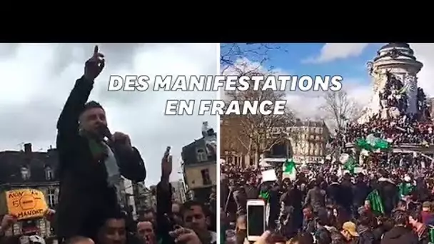 Contre Abdelaziz Bouteflika, des milliers d&#039;Algériens mobilisés en France