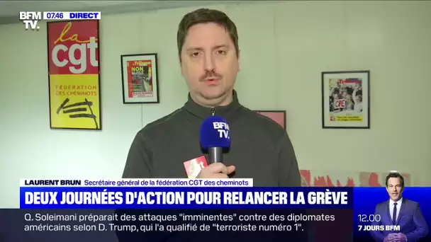 La CGT Cheminots souhaite que d'autres secteurs rejoignent la grève contre la réforme des retraites