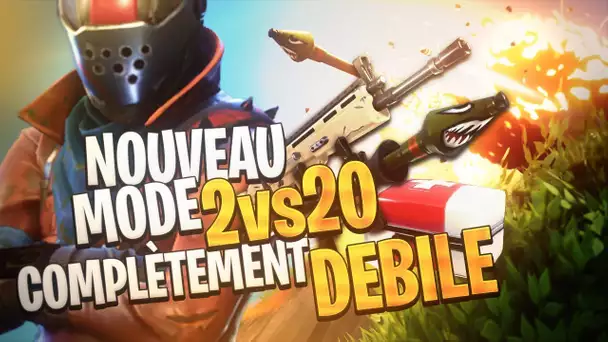 NOUVEAU MODE: 2 CONTRE 20 FORTNITE - COMPLÈTEMENT DEBILE !