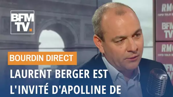 Laurent Berger face à Apolline de Malherbe en direct