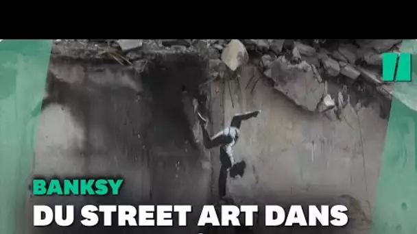 Banksy dévoile six nouvelles œuvres en Ukraine