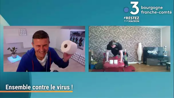 Séance de sport avec Mister Univers 2019 : Ensemble contre le virus