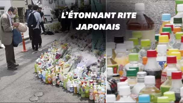 Attaque au Japon: pourquoi offre-t-on des bouteilles en plastique en hommage aux victimes?
