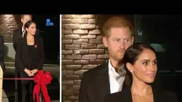 Meghan Markle est superbe dans un costume Giorgio Armani à 4 000 £ lors de sa sortie avec le prince