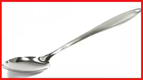 Chef Craft Select Basting Spoon, 13.5 inch, Stainless Steel, Solid Spoon
