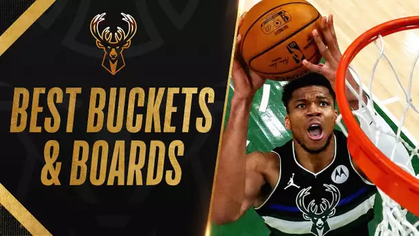Best BUCKETS & BOARDS From Giannis 3 Games of 40+ PTS & 10+ REB! 🔥