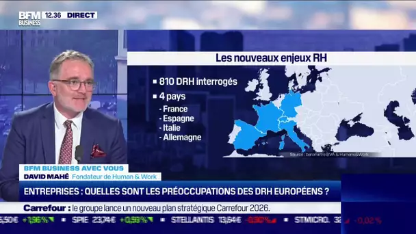 Entreprises: quelles sont les préoccupations des DRH européens ?