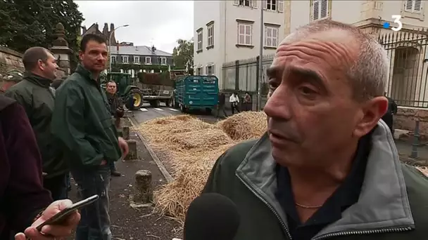 Manifestation des agriculteurs en Haute-Saône