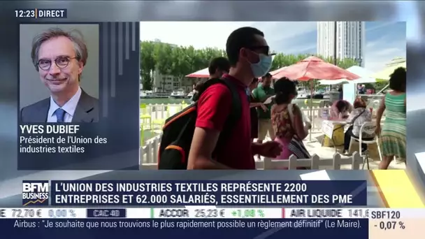 Yves Dubief (Union des industries textiles) : Les conséquences de l'importation de masques - 13/08
