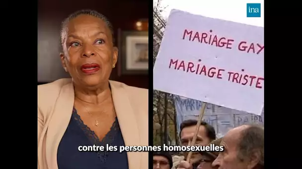 Christiane Taubira revient sur la bataille du mariage pour tous |  INA