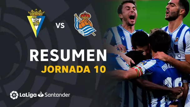 Resumen de Cádiz CF vs Real Sociedad (0-1)