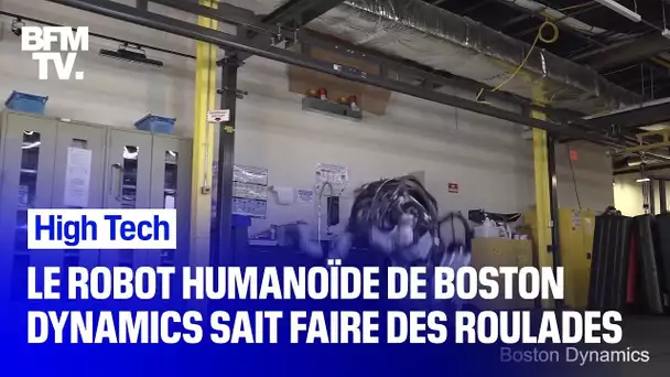 Atlas, le robot humanoïde de Boston Dynamics sait faire des roulades