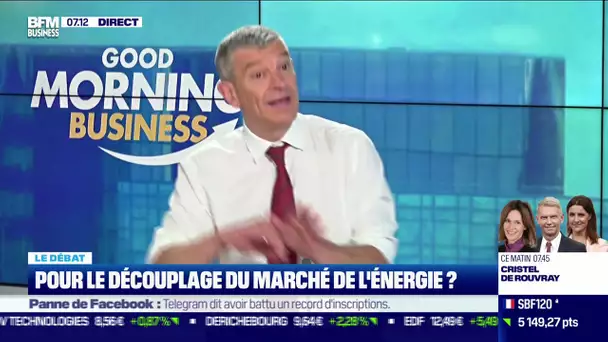 Le débat : Pour le découplage du marché de l'énergie ?