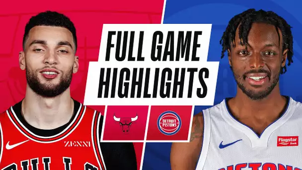 BULLS at PISTONS | FULL GAME HIGHLIGHTS | March 21, 2021