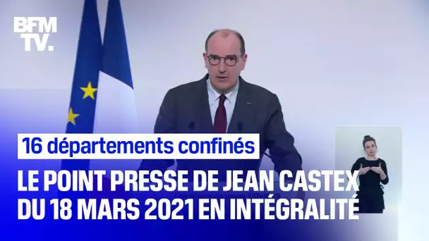 16 départements confinés: le point presse de Jean Castex en intégralité
