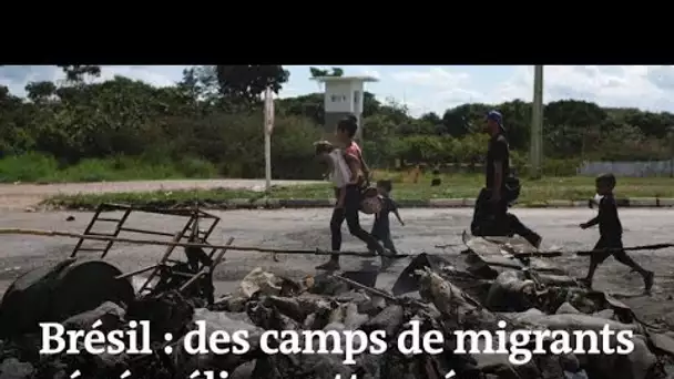 Des camps de migrants vénézuéliens attaqués au Brésil