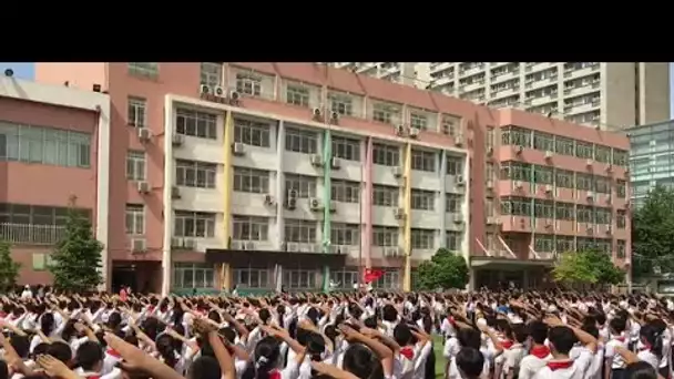 Chine: répétitions de pionniers pour les cérémonies du centenaire du Parti communiste