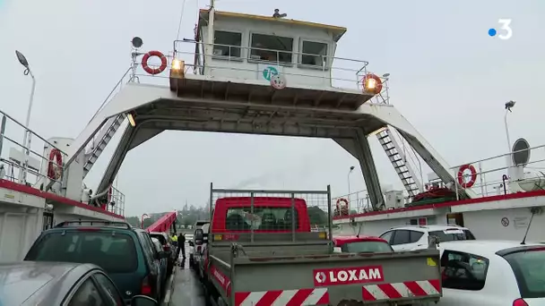 Le retour du bac de Quillebeuf sur Seine