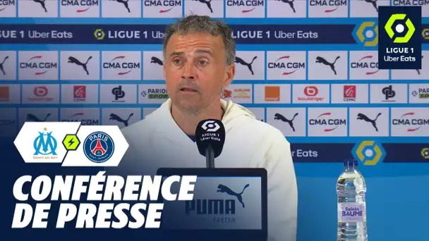 Conférence de presse OLYMPIQUE DE MARSEILLE - PARIS SAINT-GERMAIN (0-2)  / 2023/2024