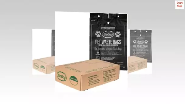 BioBag Premium Pet Waste Bags, Great for All Dog Breeds, Fits in Standard Park Dispensers