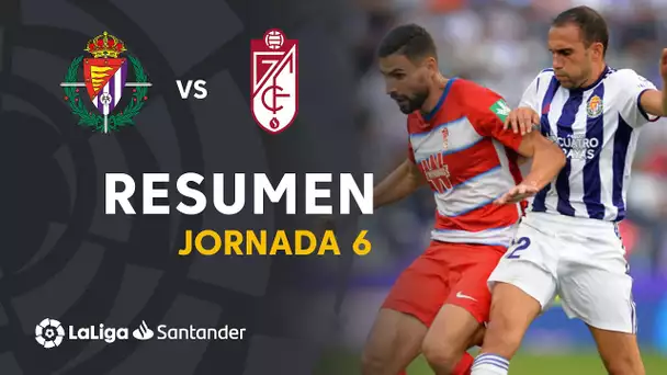 Resumen de Real Valladolid vs Granada CF (1-1)