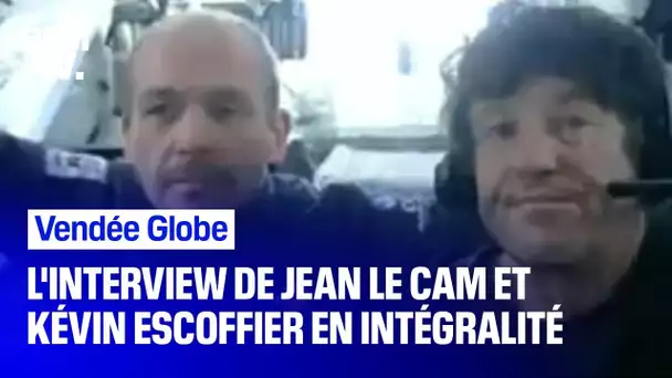 Vendée Globe: l'interview de Jean Le Cam et Kévin Escoffier en intégralité