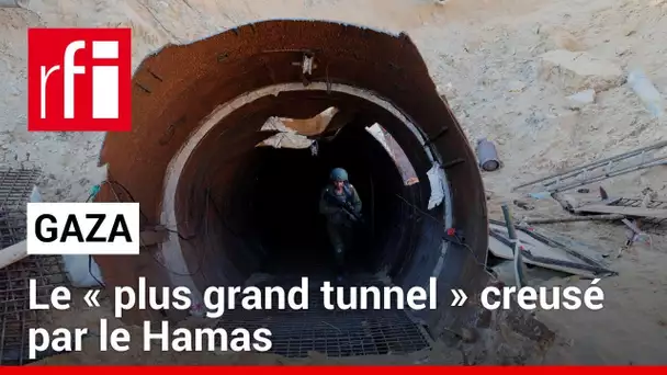 Gaza : le « plus grand tunnel » creusé par le Hamas • RFI