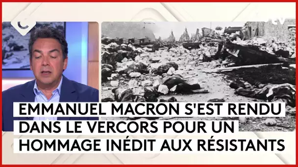80 ans de la libération : Emmanuel Macron dans le Vercors - L’Édito - C à vous - 16/04/2024