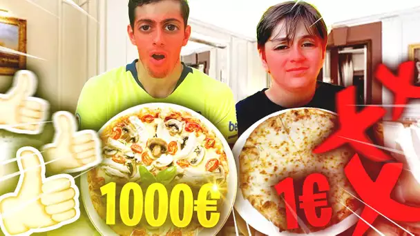 PIZZA À 2€ VS PIZZA À 1000€ 😍🍕 ( Avec @Omardinho )