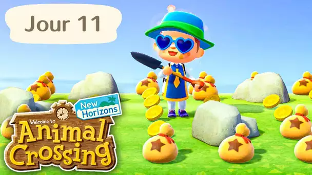 Jour 11 | L'Île aux Clochettes 💰 | Animal Crossing : New Horizons