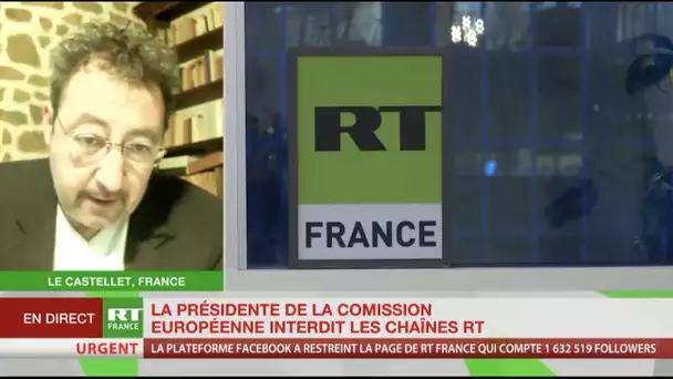«Une nouvelle entorse à l’Etat de droit» : René Chiche réagit à l’interdiction des chaînes RT
