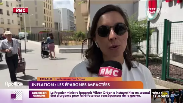 L'inflation perdure et pousse les Français à puiser dans les économies.