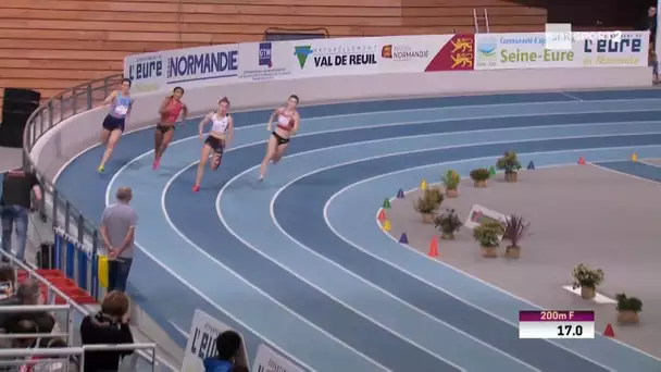 Meeting de Val de Reuil 2018 : Amandine Brossier en 23&#039;&#039;64 sur 200 m