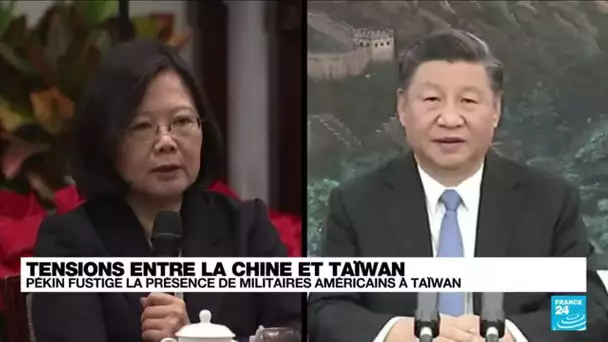 Tensions entre la Chine et Taïwan : Pékin fustige la présence de militaires américains à Ta...