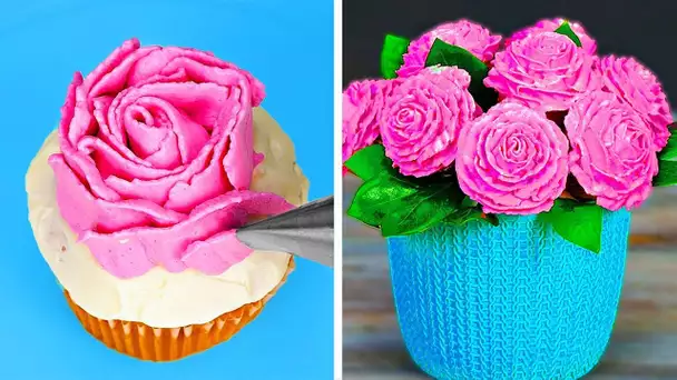 22 RECETTES CRÉATIVES POUR CUPCAKES || IDÉES FACILES DE DÉCORS, ASTUCES ET RECETTES AVEC DU CHOCOLAT