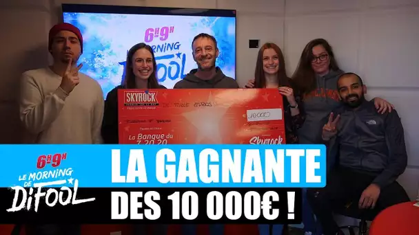 Joséphine repart avec son chèque de 10 000€ ! #MorningDeDifool